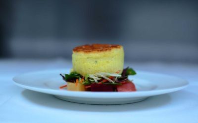 Goat Cheese Souffle
