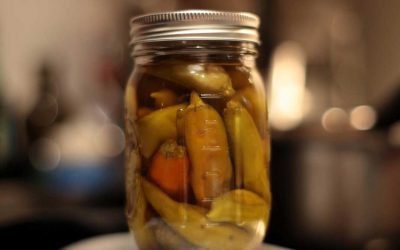 Quick Pickle of Market Peppers
